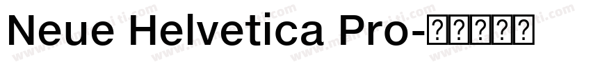 Neue Helvetica Pro字体转换